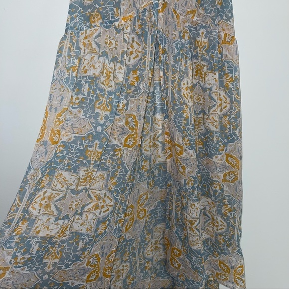 Sun & Shadow Sleeveless Tunic Tank Women's Size Small Flowy Sheer Open Front - Picture 4 of 9